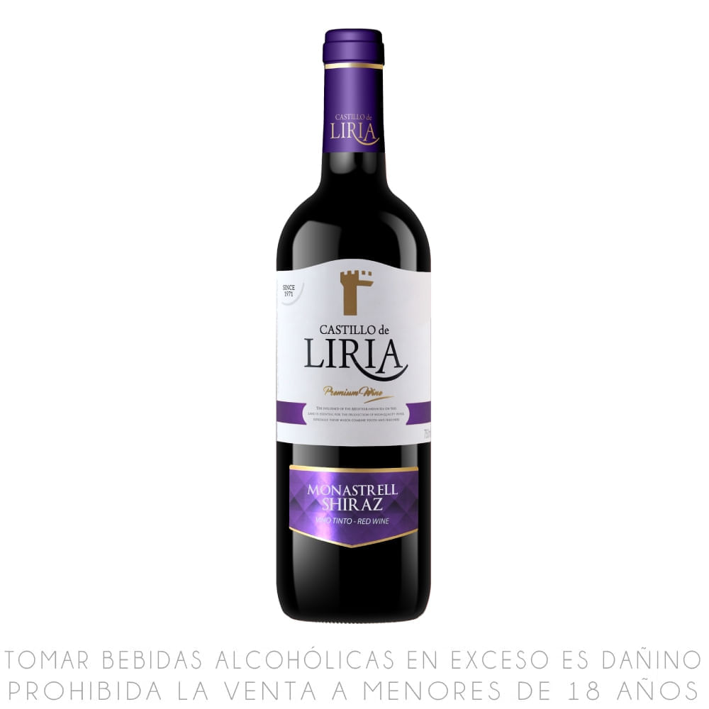 Vino Tinto Castillo de Liria Botella 750ml