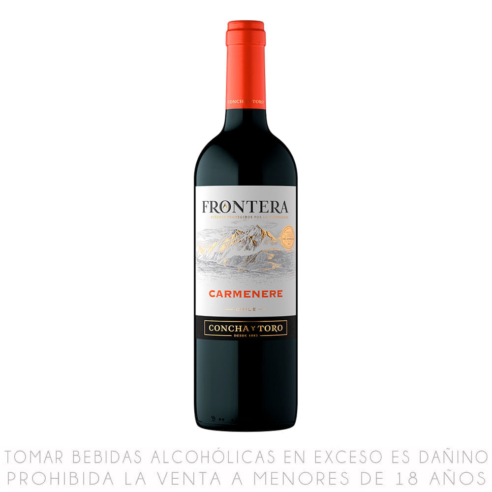 Vino Tinto Frontera Concha y Toro Carménère Botella 750ml