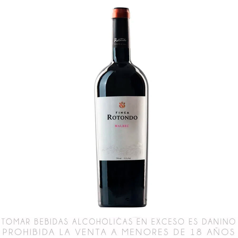 Vino Tinto Malbec Finca Rotondo Botella 750ml