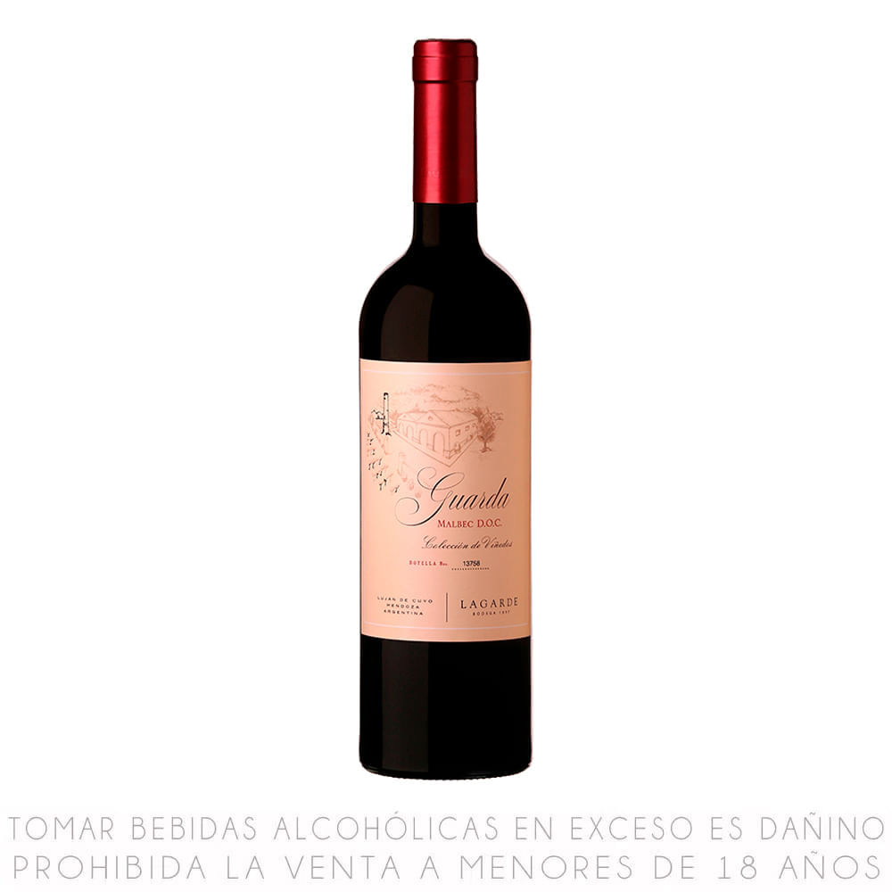 Vino Tinto Malbec D.O.C. Guarda 750ml