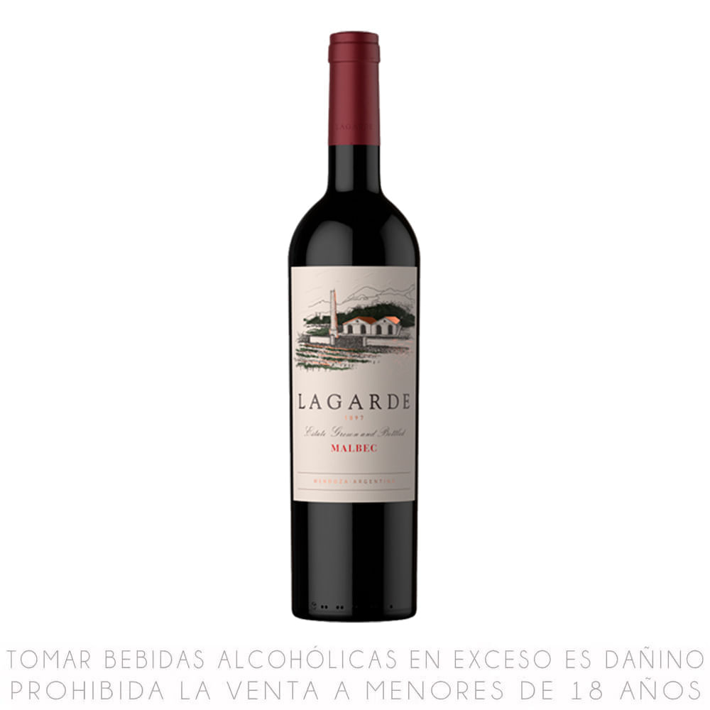 Vino Tinto Malbec Lagarde 750ml
