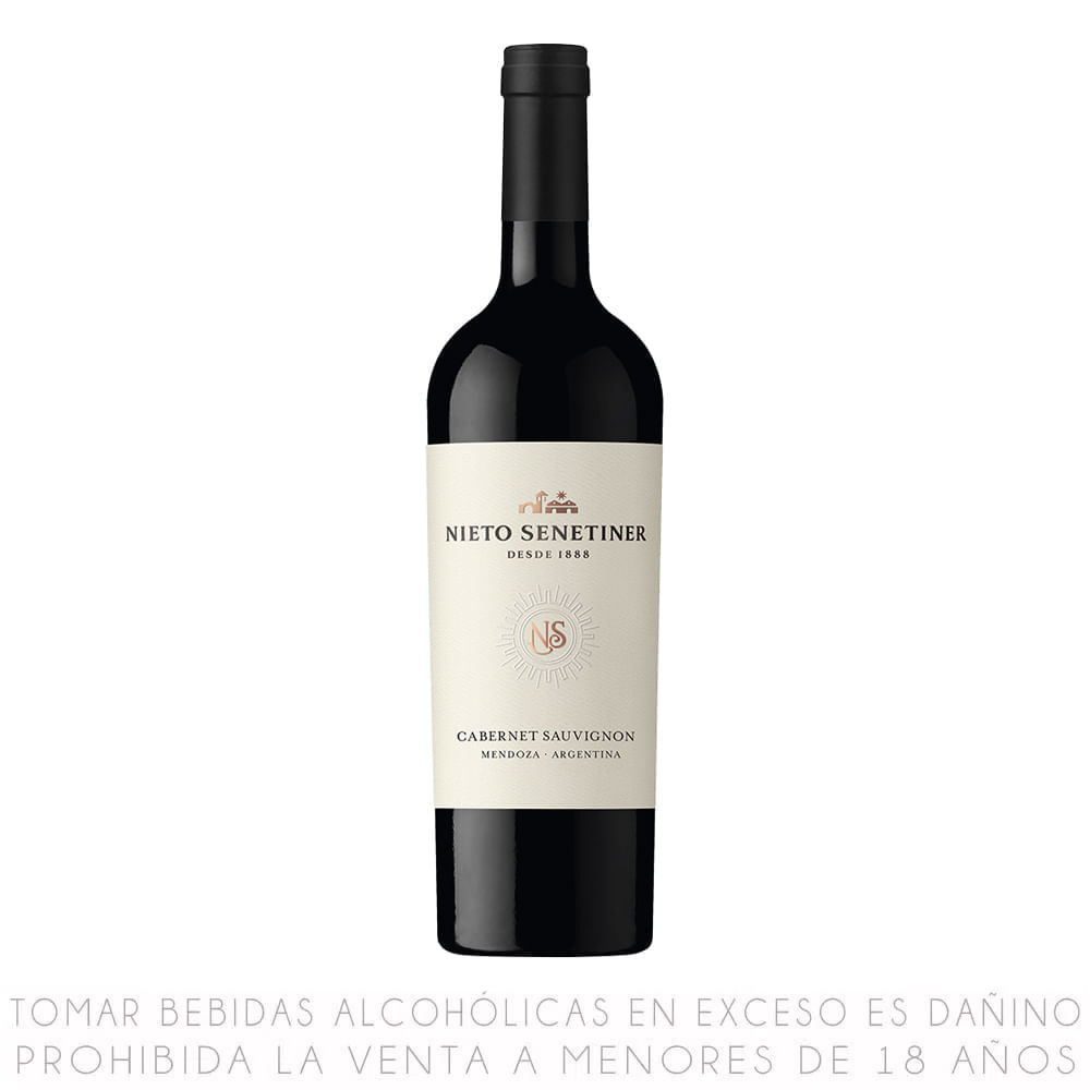 Vino Tinto Cabernet Sauvignon Nieto Senetiner Botella 750ml