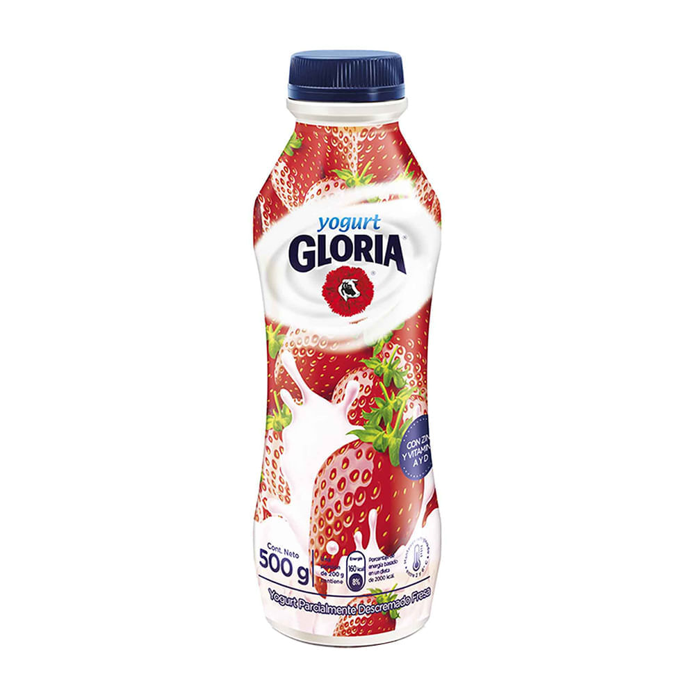 Yogurt BebibleÿGloriaÿFresa Botella 500g