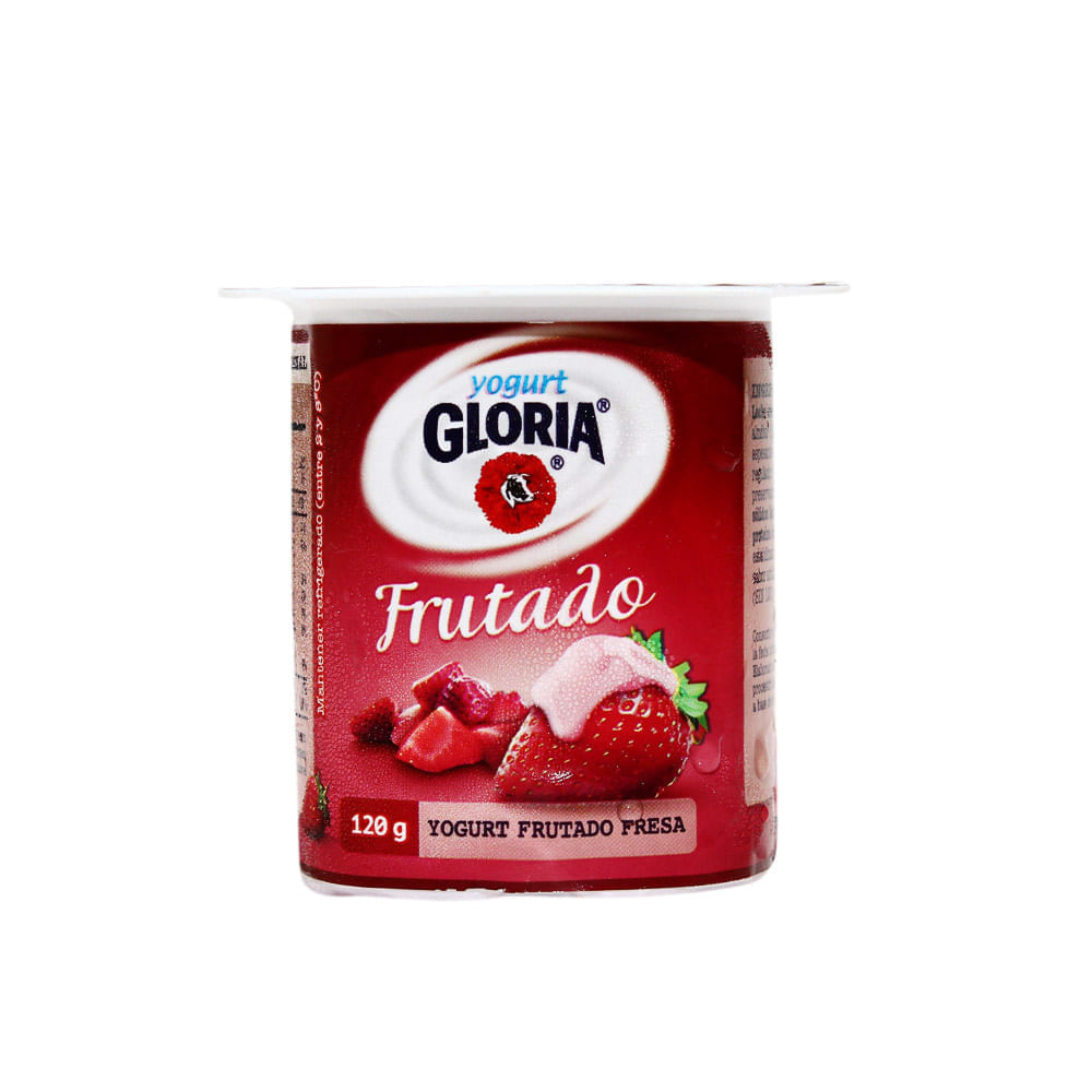 Yogurt Frutado Gloria Fresa Vaso 120 g