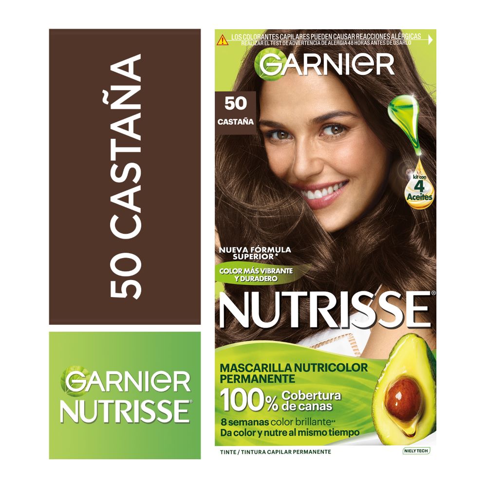 Tinte para Cabello 50 Castaña Caja 157 ml
