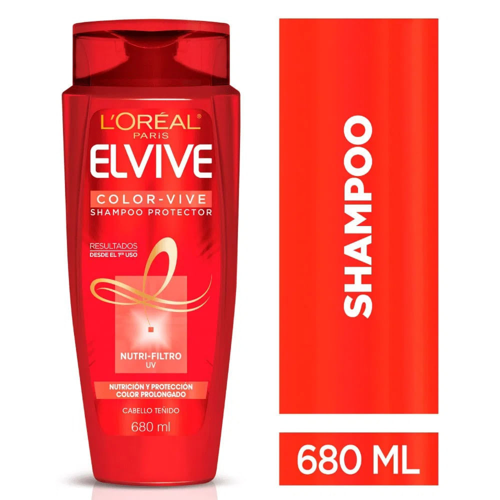 Shampoo Elvive Protector Color Vive 680ml