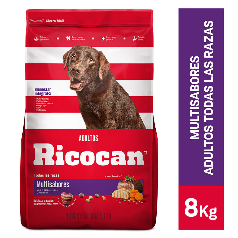 Ricocan Adulto Multi Todas las Razas 8kg