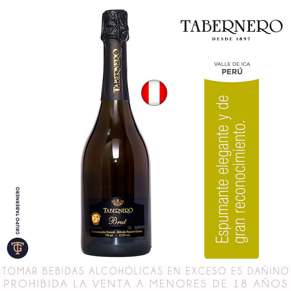 Espumante Brut Tabernero Botella 750ml