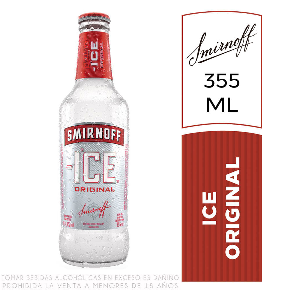 Vodka Ready to Drink Smirnoff Ice Original Botella 355 ml