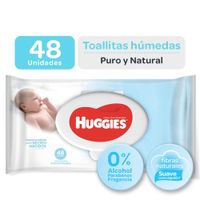 Toallitas Húmedas Huggies Puro & Natural 48un