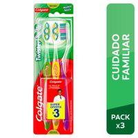Cepillo Dental Medio Twister Pack 3 unid