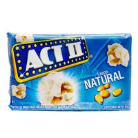 Pop Corn Natural Act II Bolsa 80 g