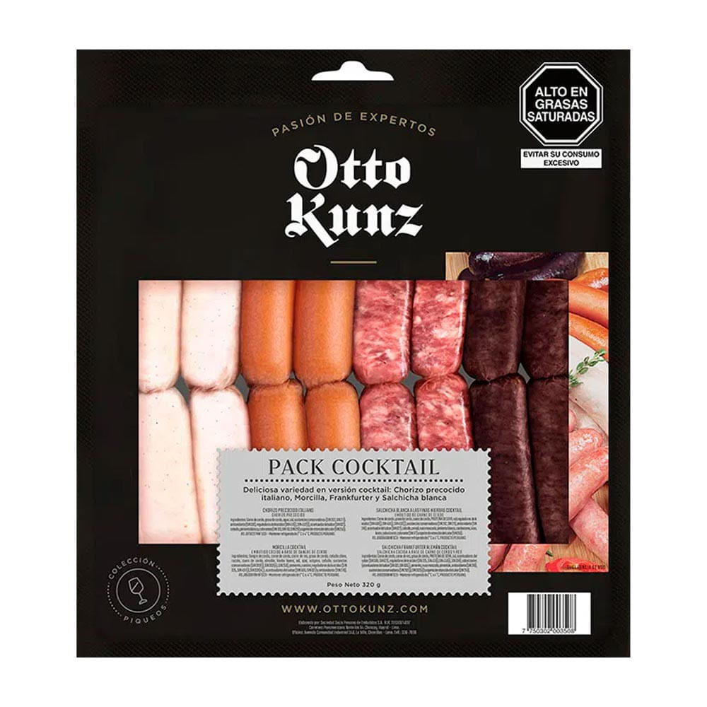 Pack Cóctel Otto Kunz Paquete 320 g