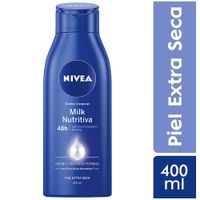 Crema Corporal Nivea Milk Nutritiva Piel Extra Seca 400ml