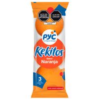 Keke Sabor Naranja PYC Kekitos 3un