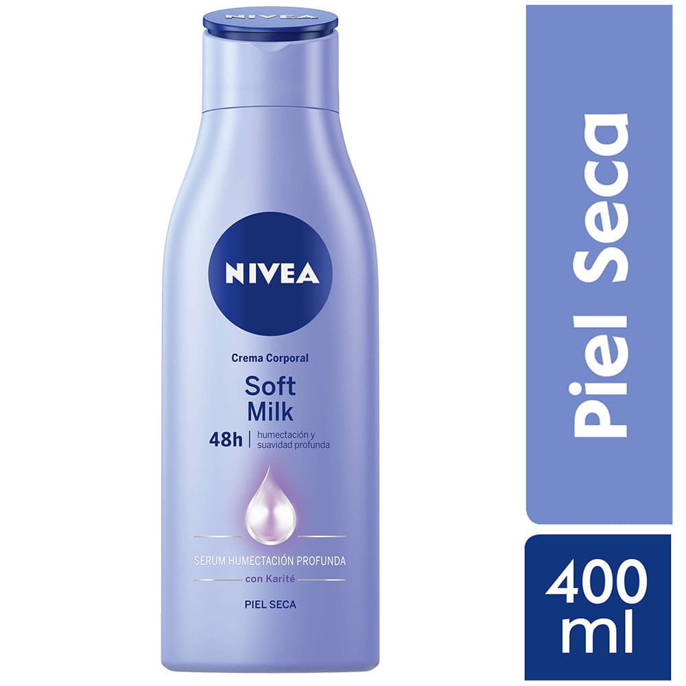Crema Corporal Nivea Soft Milk Piel Seca 400ml