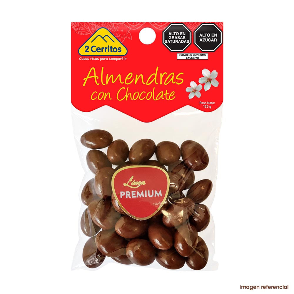 Almendras con Chocolate 2 Cerritos 125g