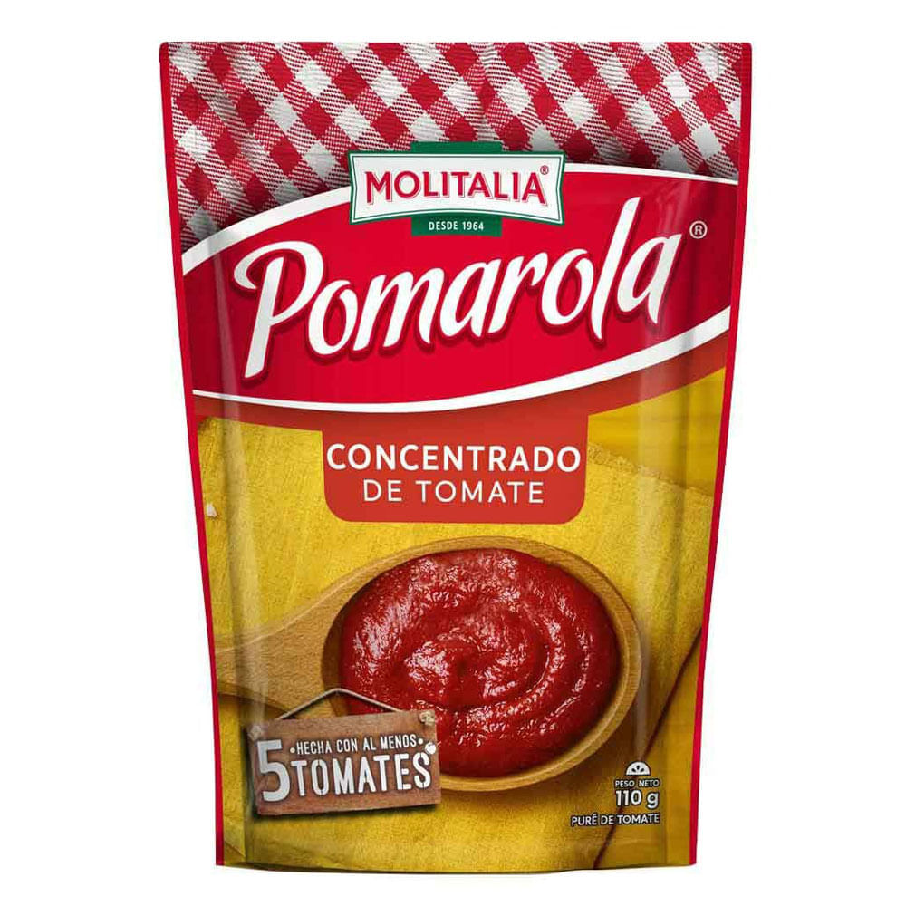 Concentrado de Tomate Molitalia 110g