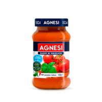 Salsa Basílico Agnesi Frasco 400 g