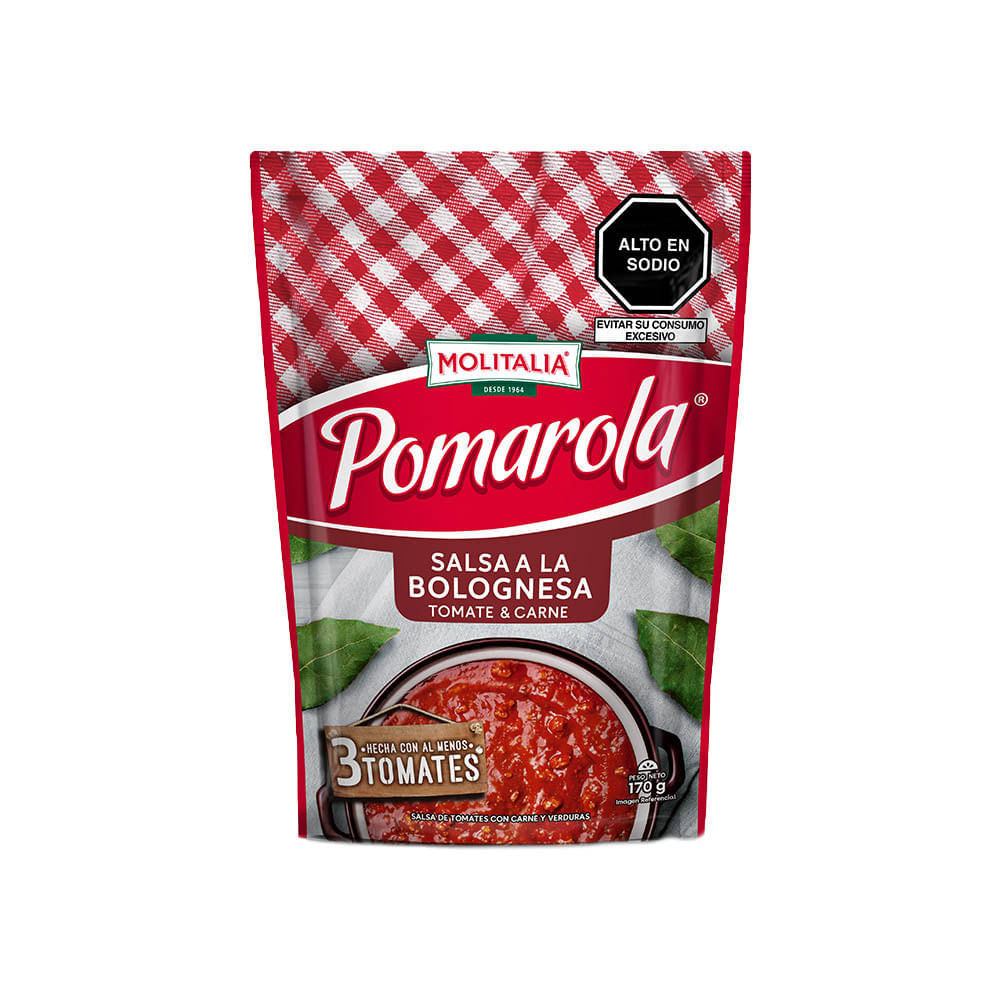 Salsa a la Bolognesa Molitalia Pomarola 170g