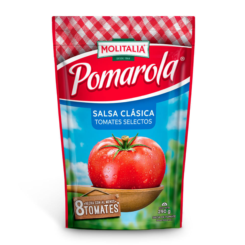 Salsa Clásica Molitalia Pomarola 290g