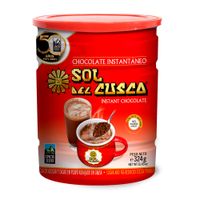 Chocolate Instantáneo Sabor Tradicional Sol del Cusco Lata 324 g