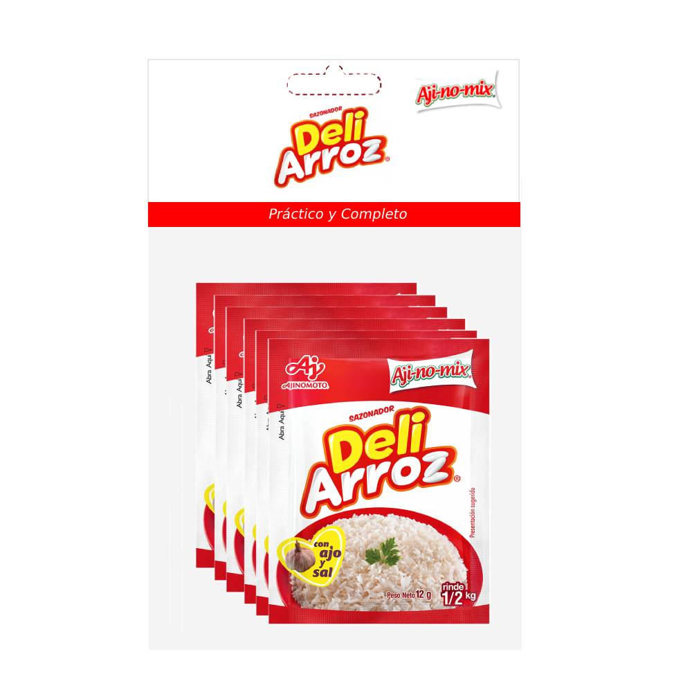 Sazonador Deli Arroz Pack 6 Unid