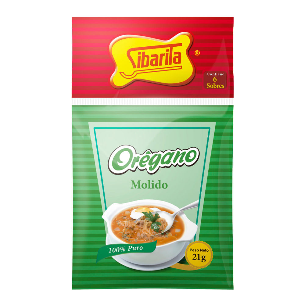 Orégano Molido Sibarita Pack 6 Unid x 3.5 g