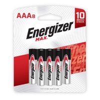 Energizer Pila Alcalina Max AAA Pack de 8 unid