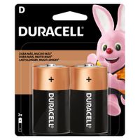 Duracell Pilas Alcalinas D Paquete 2 unid