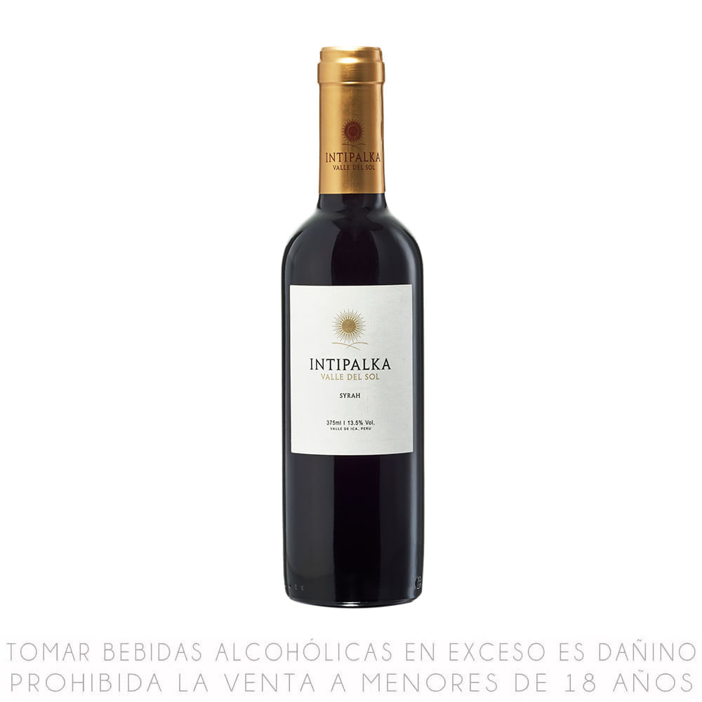 Vino Tinto Intipalka Varietal Syrah Botella 375 ml