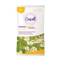 Bandas Faciales Depilatorias Depilé Bolsa 6 unid