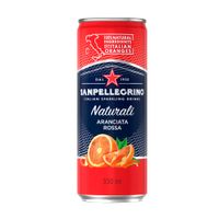 Agua Carbonatada Sanpellegrino Aranciata Rossa Lata 330ml