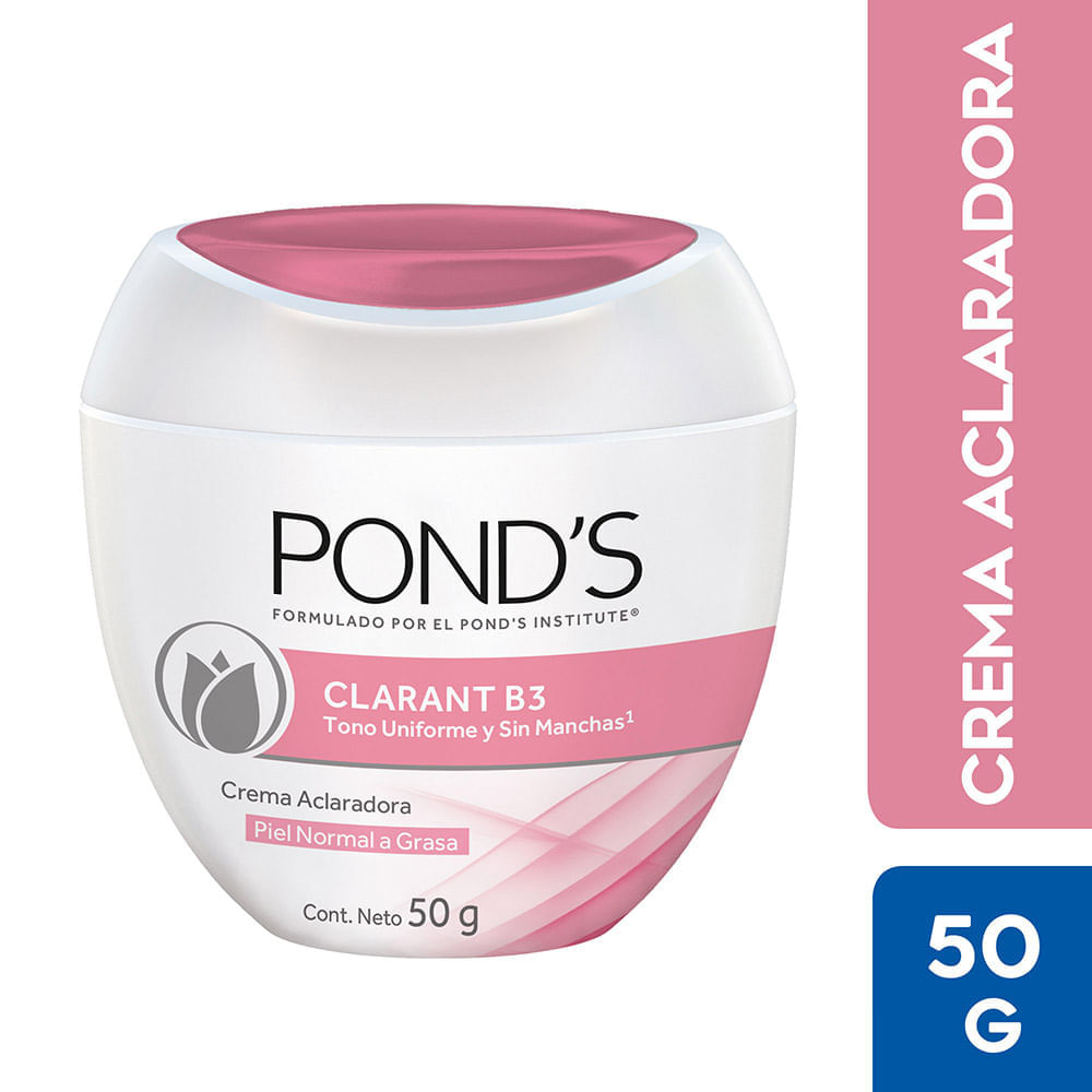Pond's Crema Facial Clarant B3 Piel Normal a Grasa Pote 50 g