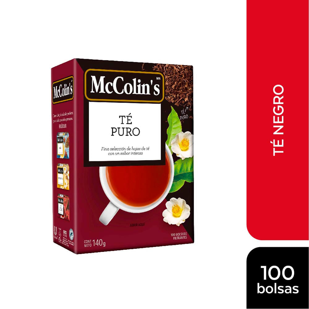 Té Puro McColins 100un
