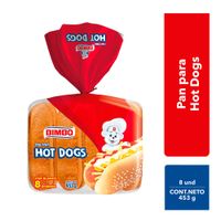 Pan para Hot Dog Bimbo Bolsa 8 unid