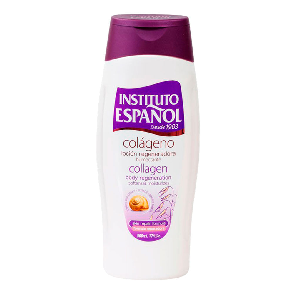 Loción Corporal Humectante Instituto Español Colágeno Frasco 500 ml