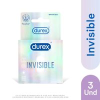 Preservativos Durex Invisible 3un