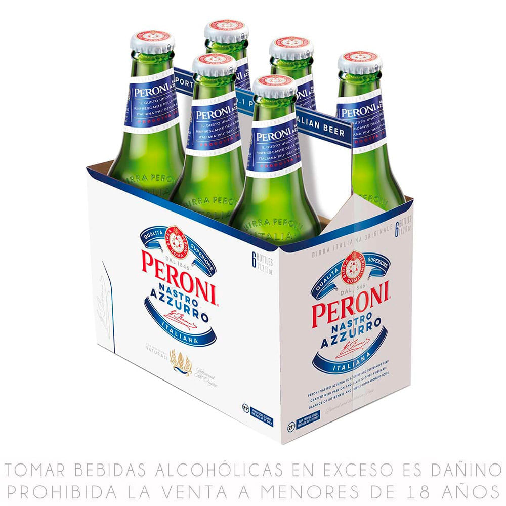 Sixpack Cerveza Peroni 330ml