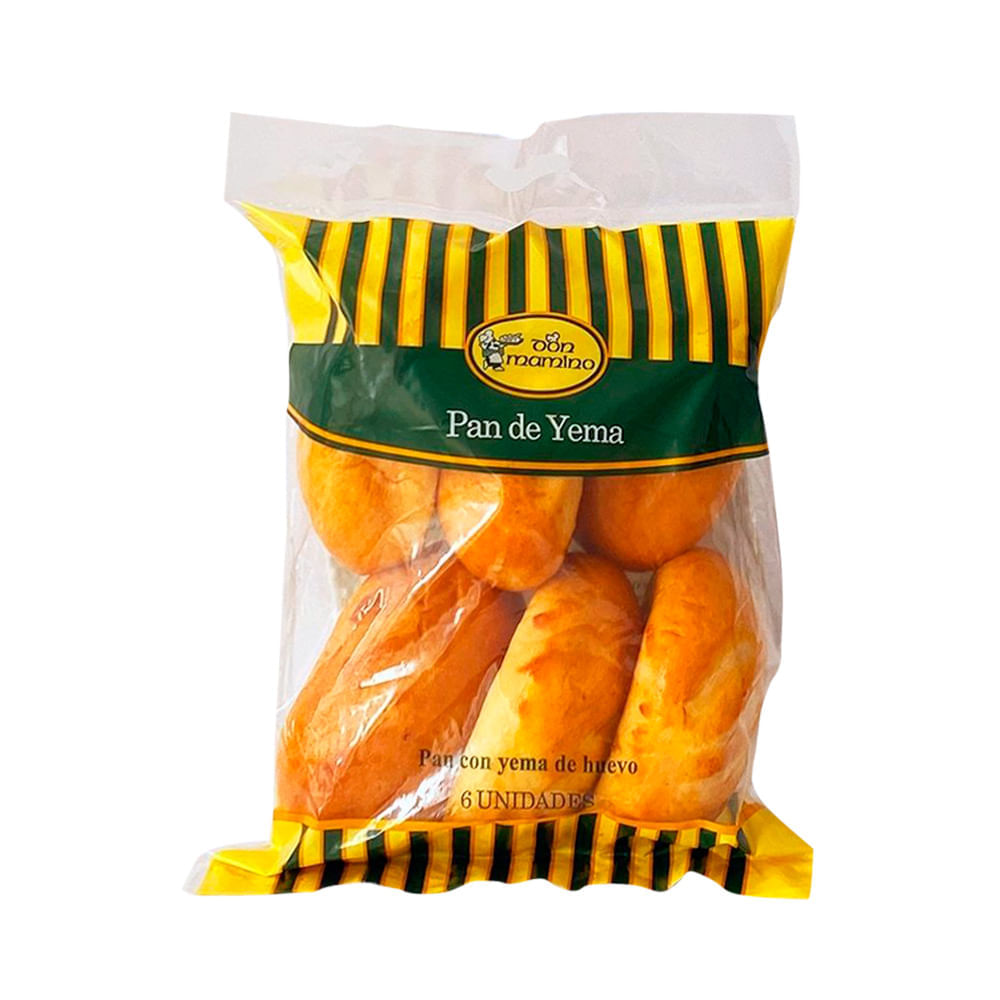 Pan De Yema Don Mamino Bolsa 6 Unidades