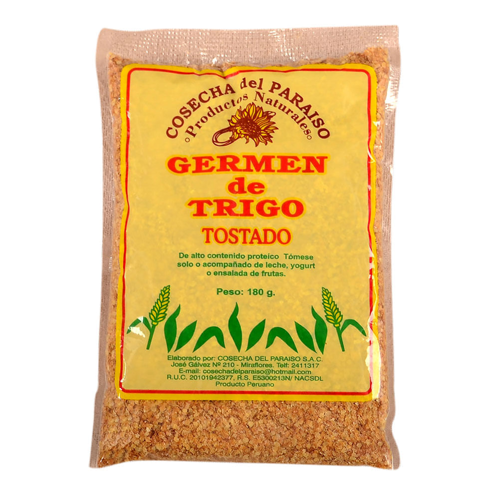 Germen De Trigo Cosecha Paraíso Bolsa 180 g