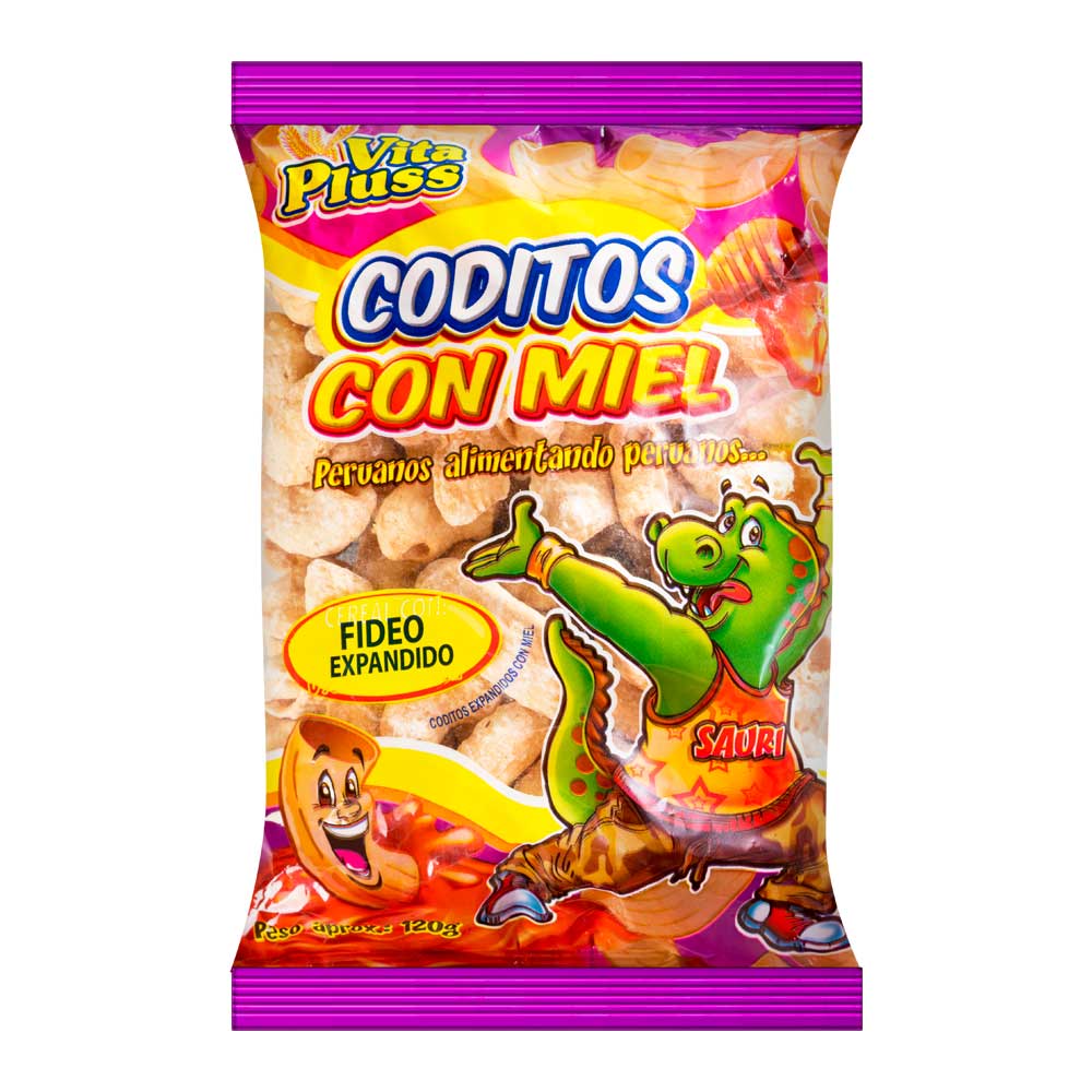 Coditos con Miel Vita Pluss Bolsa 120 g