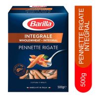 Pennette Barilla Rigate Integral Caja 500 g