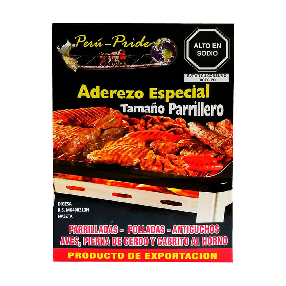 Aderezo Especial Parrillero Perú-Pride 400g