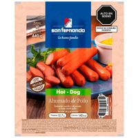 Hot Dog Ahumado de Pollo San Fernando 440