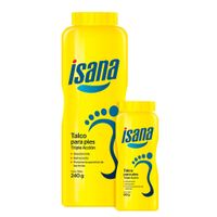 Talco para Pies Isana Triple Acción Contenido 240 g + Regalo