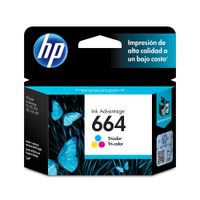 Hp Cartucho de Tinta HP664 Tricolor