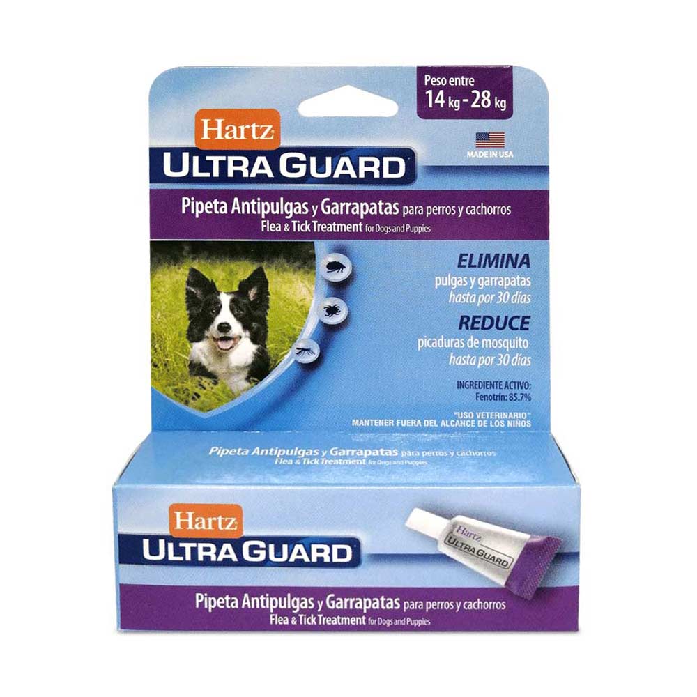 Pipeta Antipulgas para Perros Hartz Ultra Guard 14-28kg