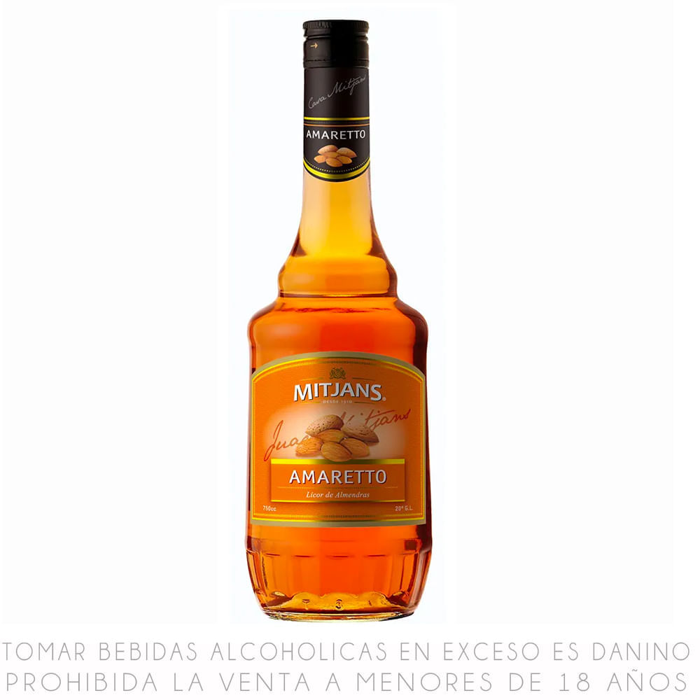 Licor de Amaretto Mitjans Botella 750 ml