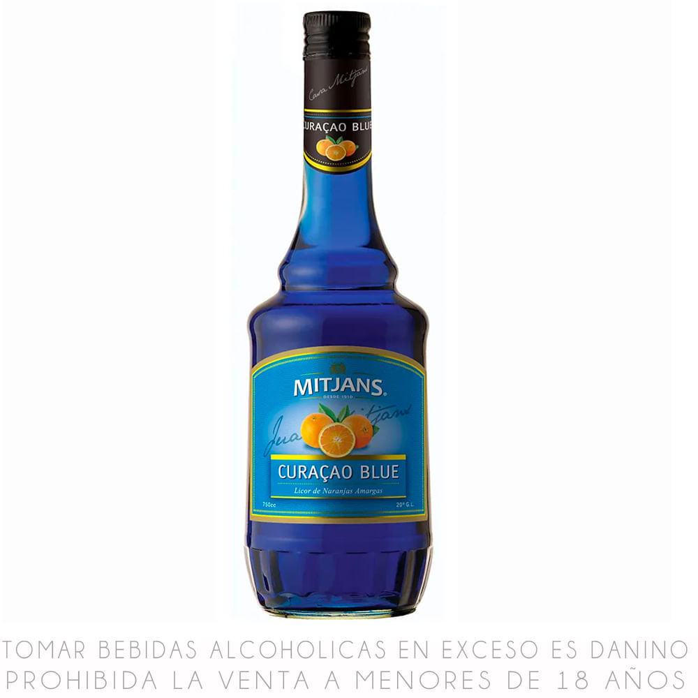 Licor de Curazao Mitjans Botella 750 ml